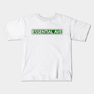 Essential Ave Street Sign Kids T-Shirt